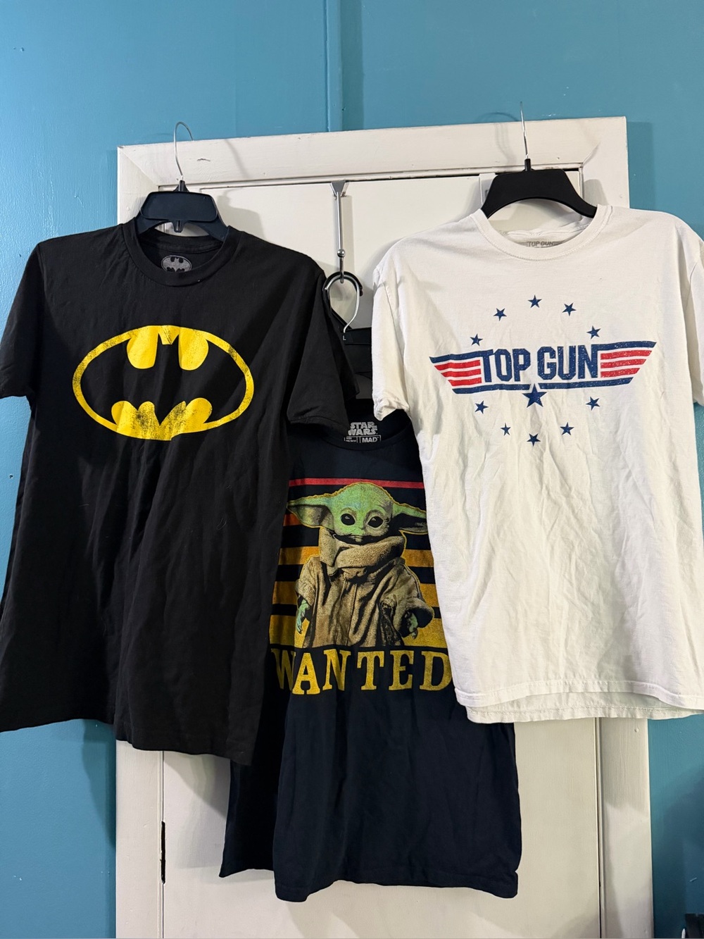 Batman, Star Wars, Top Gun Medium Tee Bundle